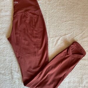 Alphalete Maroon Leggings